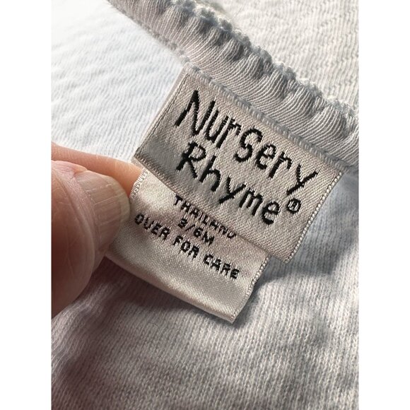 2009 Light Blue Baby Security Blanket Bears Hooded Quilted Nursery Rhyme 30 x 30 - Picture 16 of 16